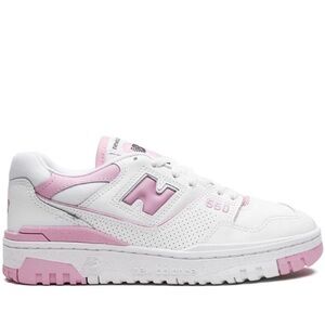 New Balance 550 White and Pink Women's Shoes